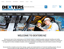 Tablet Screenshot of dexters.co.nz